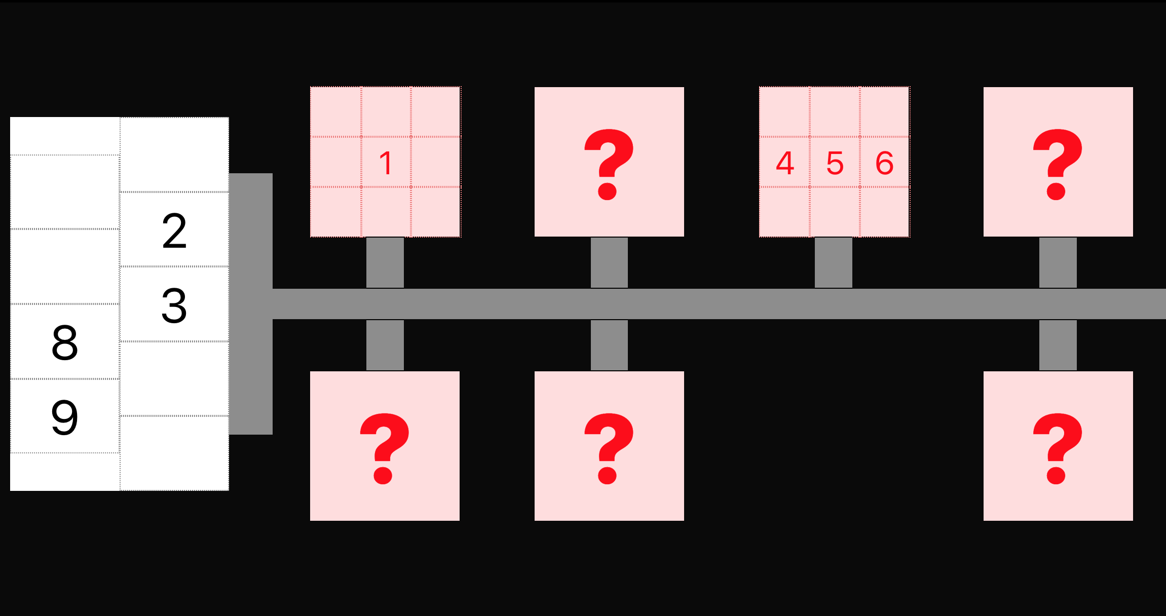 Screenshot of my Glass Bridge Challenge web game from Squid Game Screenshot of my Glass Bridge Challenge web game built in React